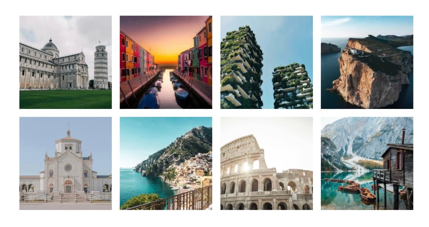 Localizaciones cinematográficas en Italia - Roma, Milán, Toscana, Costa Amalfitana