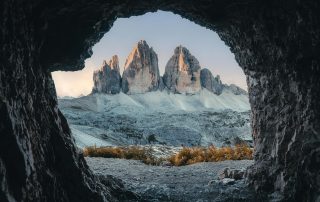 Dramatic mountain peaks in the Dolomites, Italy – cinematic alpine landscape